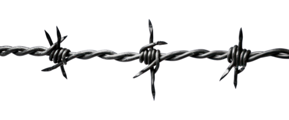 PNG Barbed wire white background monochrome forbidden.