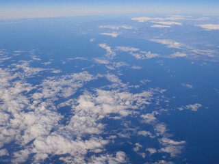 sky over desert, travel concept