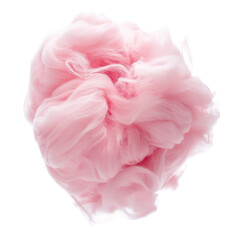 Fluffy pink cotton candy