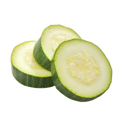 Fresh zucchini slices