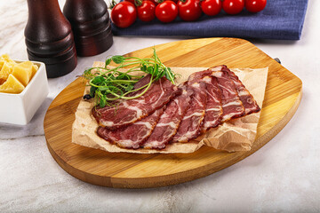 Italian pork sausage - prosciutto crudo