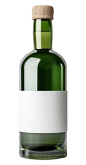 PNG Green glass bottle with cork