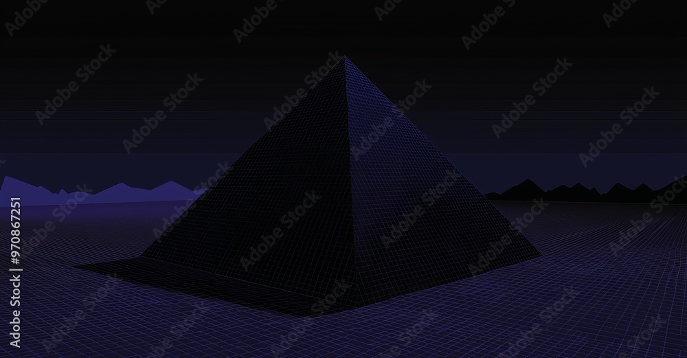 Poster Science fiction hud data analysis online big data search concept scanning futuristic data search 3D rendering