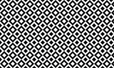 Interlocking diamond pattern with repeating shapes, creating a bold and symmetrical geometric Black and white design with high contrast. abstract background. vector illustration