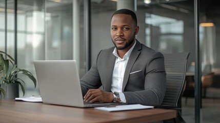 The Businessman at Laptop