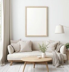 A minimalist interior background with minimalist decorations, rendered in 3D