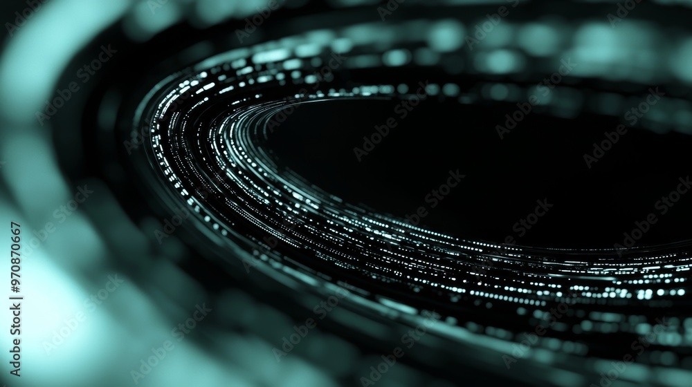 Poster a futuristic background for business solutions. circle, globe. stock image