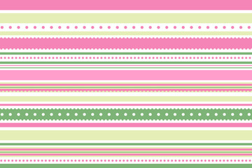 Candy cane background pink and green horizontal stripes background