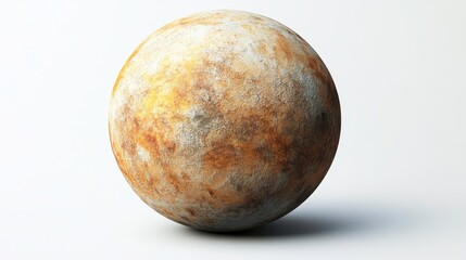 Fototapeta premium GJ 1214 b (exoplanet) clipart, element, 3D illustration, realistic, isolated on white background