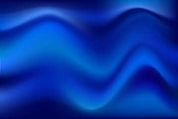 Abstract blue gradient mesh wavy background