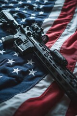 Exploring American Patriotism through Firearms and the National Flag