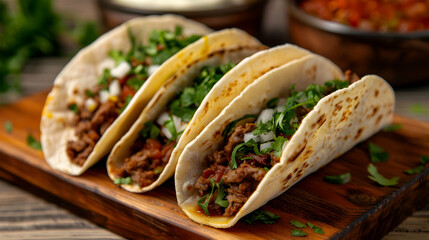 Mexican Food Tacos Studio Style Photography