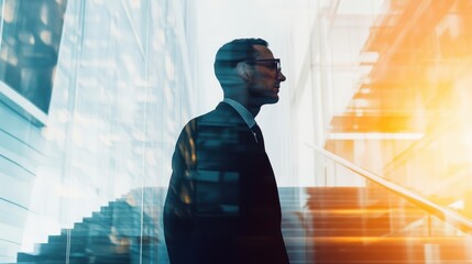 The Businessman on the Stairs