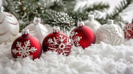 The Colorful Christmas Ornament Display