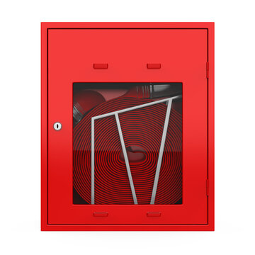 Fire Safety Cabinet Isolated