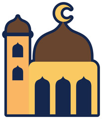 Islamic Mosque Illustration