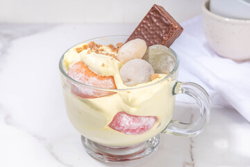 Mochi parfait trendy asian dessert