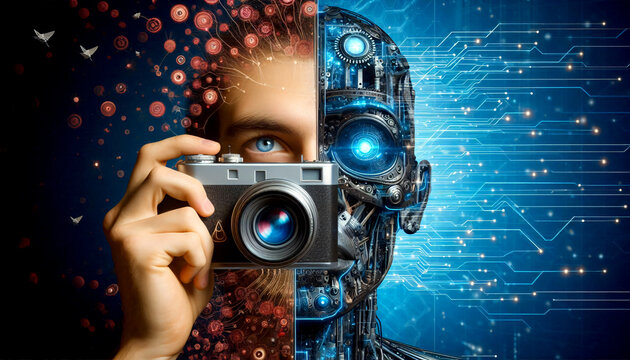 Disruptio. Konzept: Neue Dienstleidtungen oder Produkte machen die alten obsolet.
Hightech-Hintergrund, innovativen Grafiken.
