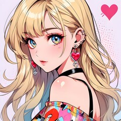 women smillinh,  笑っている女性 , アニメの笑顔のイラスト、笑顔のアニメの女の子、かわいいアニメの女の子, Anime girl smilling, AI generative, Ai anime girl illustrations