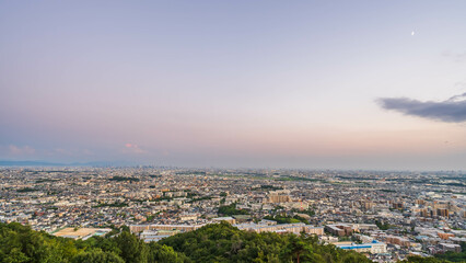 五月平展望台からの夕景