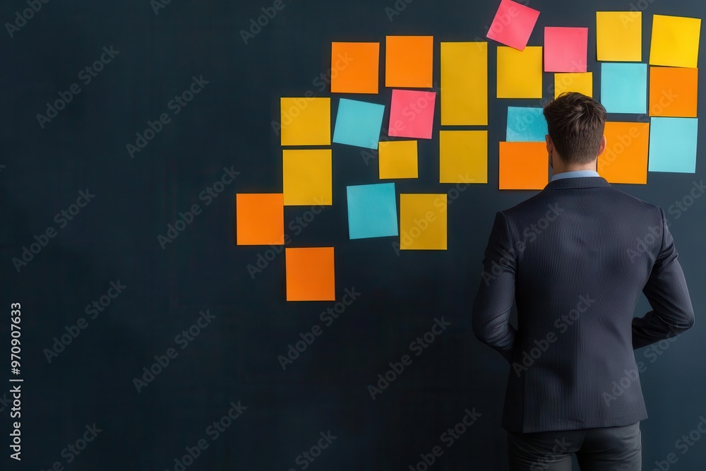 Poster a business leader executing a strategy that incorporates agile methodology for continuous innovation