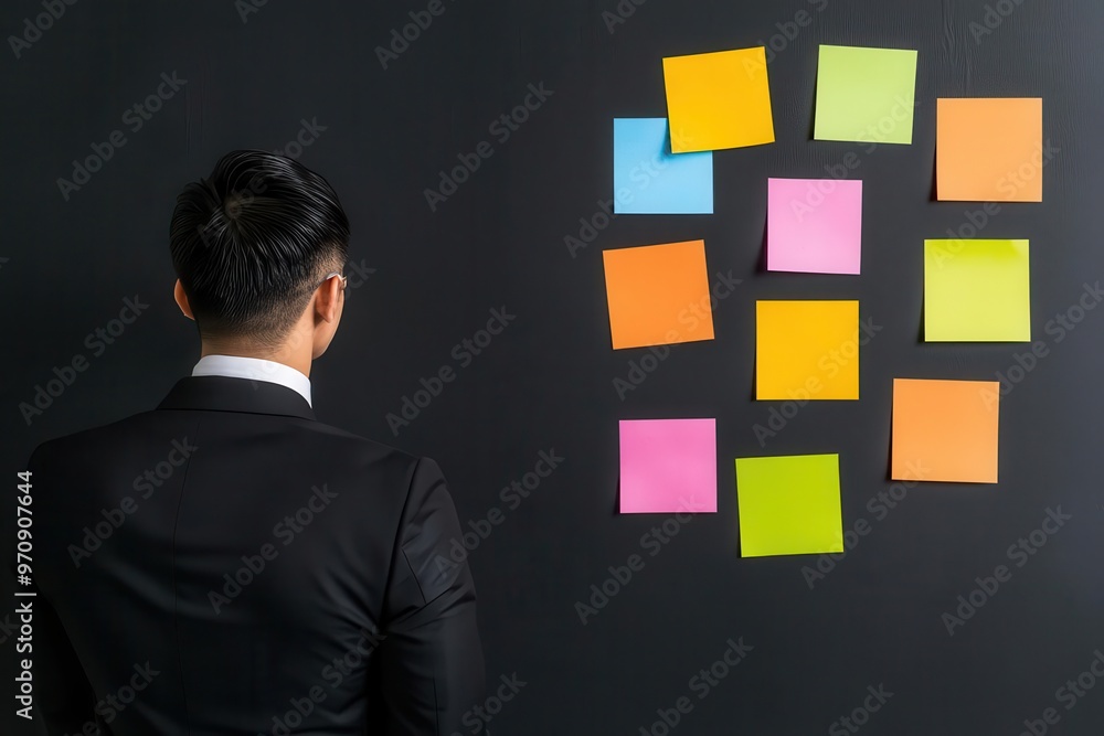 Poster a business leader executing a strategy that incorporates agile methodology for continuous innovation