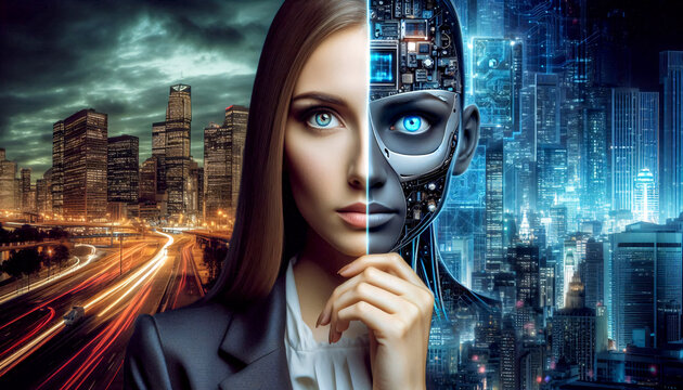 Disruptio. Konzept: Neue Dienstleidtungen oder Produkte machen die alten obsolet.
Hightech-Hintergrund, innovativen Grafiken.