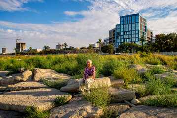 На диком берегу Каспия