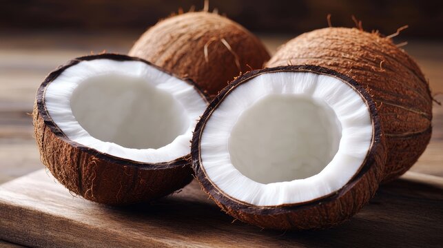 Coconut oil is a versatile oil extracted from the meat of mature coconuts. Its known for its high saturated fat content which makes it solid at room temperature. Coconut oil is popular in cooking