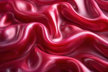 Fototapeta premium Material látex de color rojo. Recurso gráfico, fondo.
