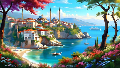 Bosphorus Strait Scenic Views for Sightseeing