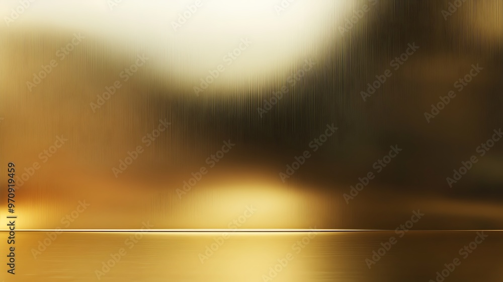 Poster a smooth, polished brass background with a subtle sheen and a large space for text