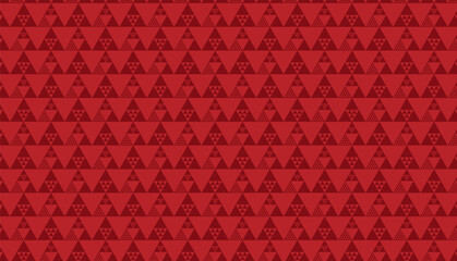 和柄（鱗文／三角うろこ）。日本の伝統模様、シームレスなパターン。シンプルな幾何学模様。