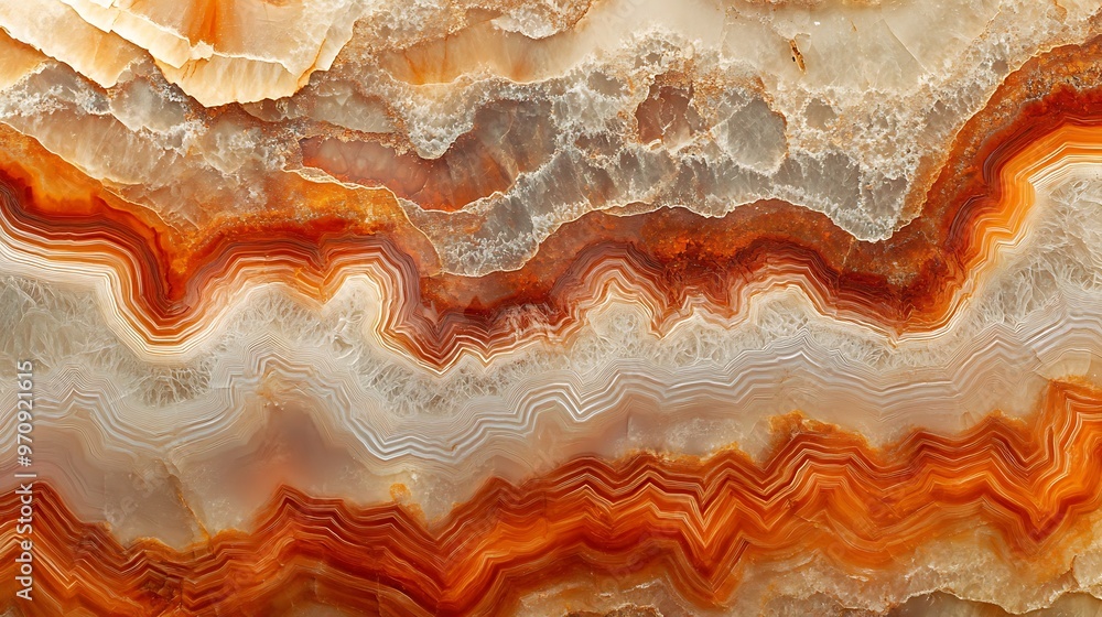 Poster a smooth, polished agate stone background with a subtle pattern and a large space for text