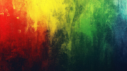 Obraz premium Abstract colorful textured background. Vibrant hues of yellow, green, red and blue blend seamlessly. Ideal for design projects and presentations