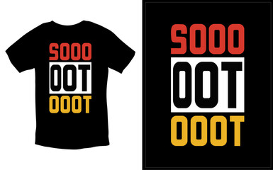 Typography Vector T-shirt Design