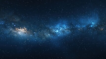 Night Sky with Milky Way Galaxy