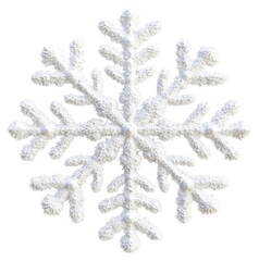 PNG Intricate snowflake on white background