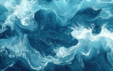 Fototapeta premium Ocean waves water texture. Sea water.