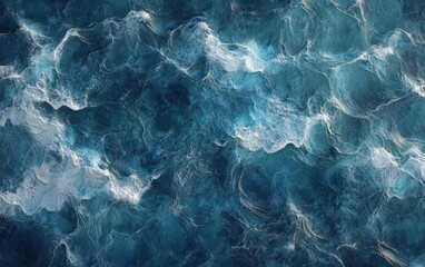 Obraz premium Ocean waves water texture. Sea water.