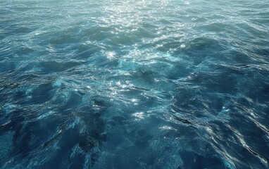 Ocean waves water texture. Sea water.
