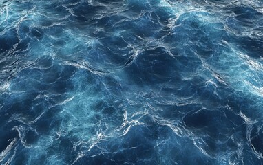 Fototapeta premium Ocean waves water texture. Sea water.