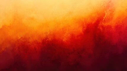 Fototapeta premium Abstract Orange and Red Watercolor Background