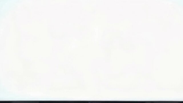 WHITE SCREEN - With TV animation - For various applications