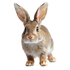 Fototapeta premium White rabbit isolated on white