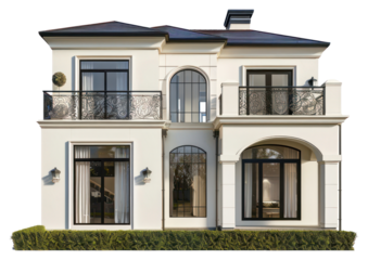 Elegant modern two-story house