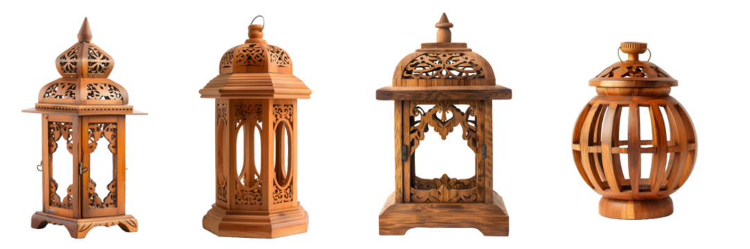 Vibrant Diwali diya set with intricate designs and bright flames placed on decorated clay holders, isolated on a white background png