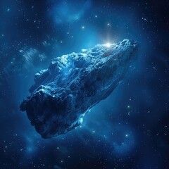 Breathtaking image showcasing a magnificent cosmic explosion with glowing celestial debris and shimmering stars against a backdrop of a mesmerizing otherworldly galactic landscape