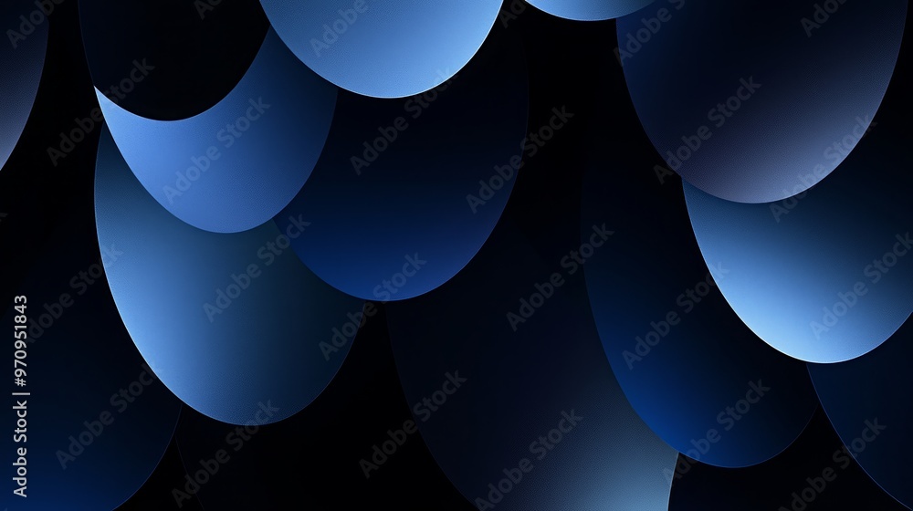 Canvas Prints blue abstract background with white lines