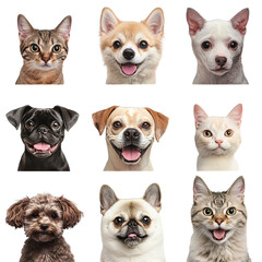 Obraz premium set of cats